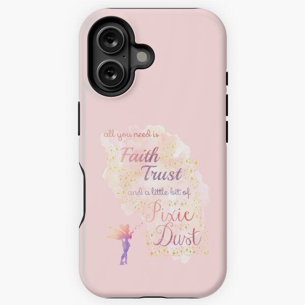 Vista previa del artículo con la obra «Todo lo que necesitas es fe, confianza y un poco de polvo Pixie», diseñado y vendido por MMTees.