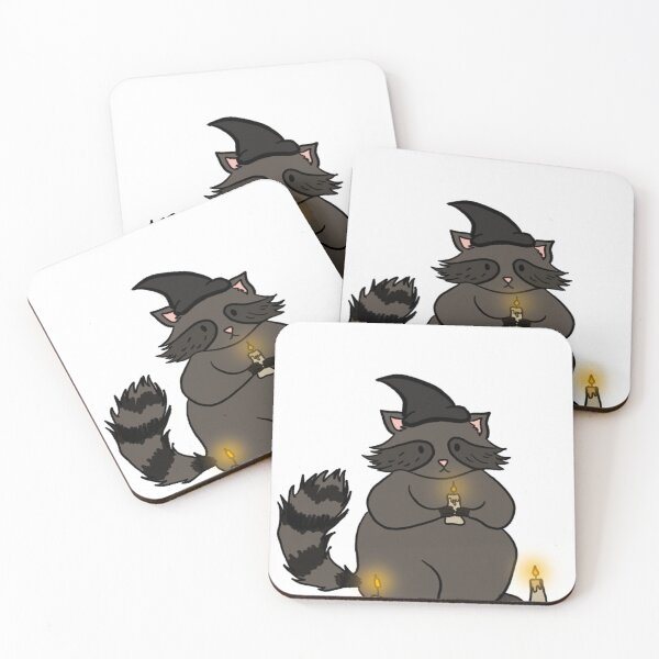 Item preview, Witchy Raccoon designed and sold by Malinabeeart.