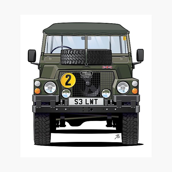 "Head On" Series 3 Military Light weight Photographic Print