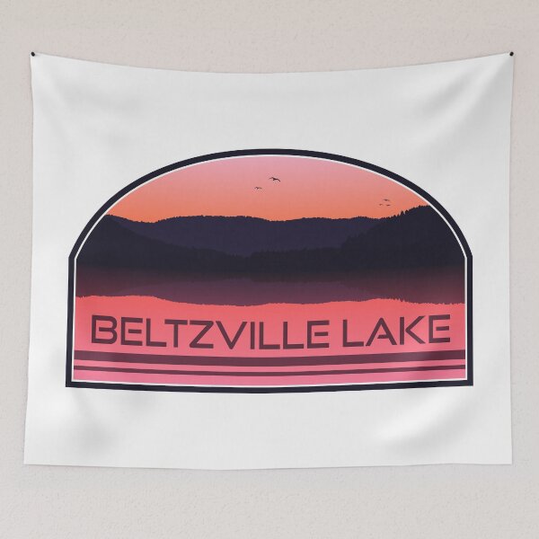 Item preview, Beltzville Lake Pennsylvania Red Sunrise designed and sold by Esskay Designs.