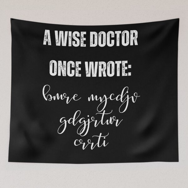 Item preview, A Wise Doctor Once Wrote designed and sold by blakfrog.