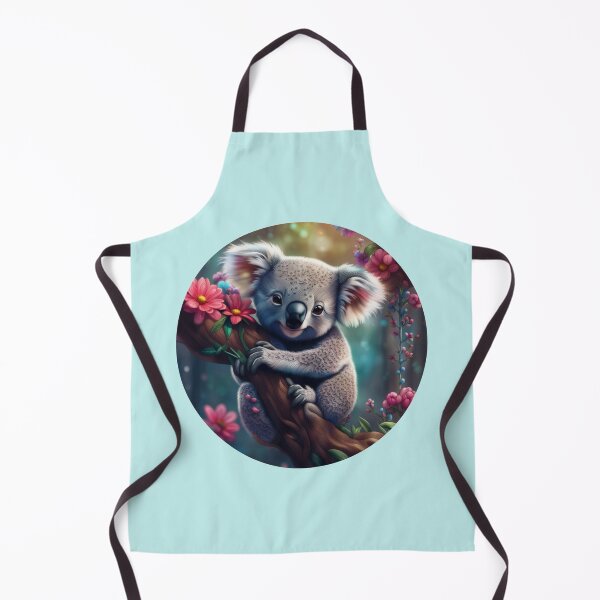 Item preview, Koala bear cute in tree with flowers designed and sold by JackFreestone.