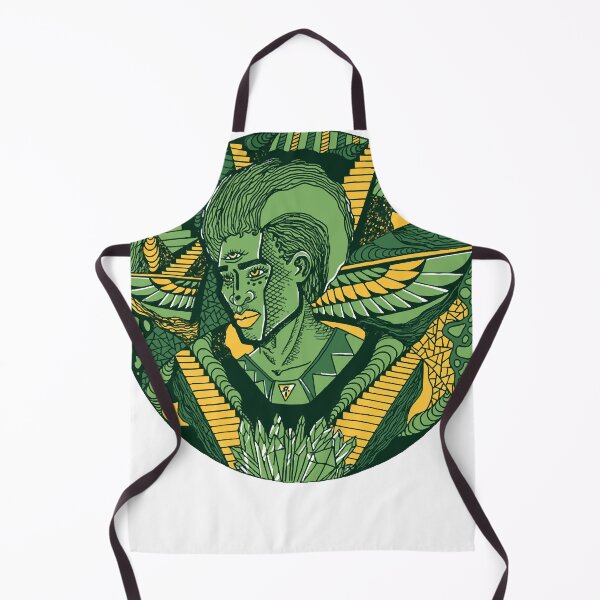 Item preview, Forrest Green Wise Afro King designed and sold by sadieanneusu.