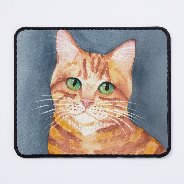 Item preview, Ginger Tabby Watercolor  designed and sold by KilkennyCat Art.