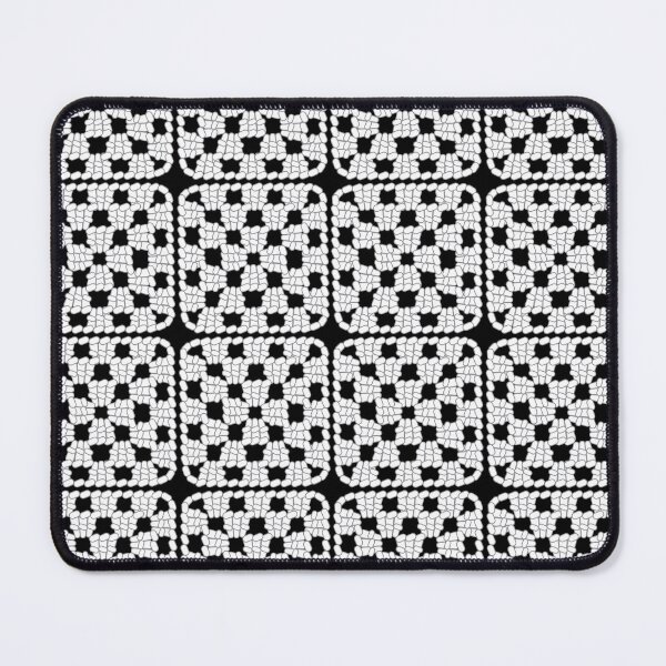 Item preview, Crochet Granny Square Retro Pattern in Monochrome  designed and sold by Aureusglow.