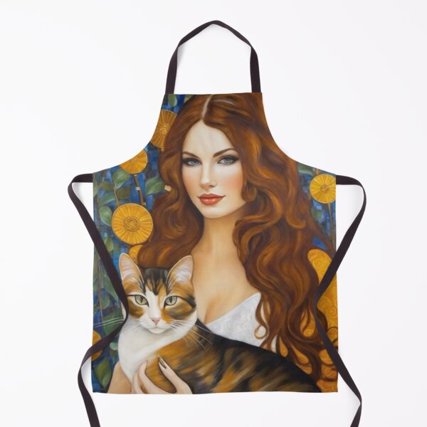 Item preview, Woman & Tabby Cat designed and sold by Raine2Shine.