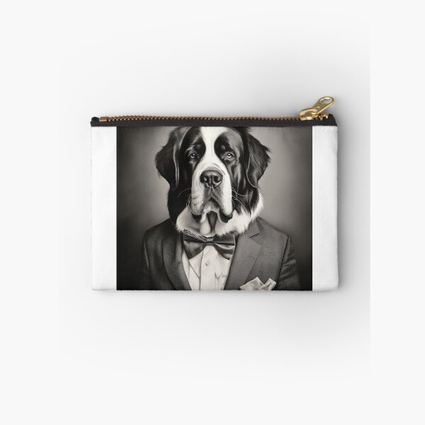 Item preview, Saint Bernard in Business Suit Art designed and sold by redstar19.