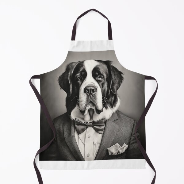 Item preview, Saint Bernard in Business Suit Art designed and sold by redstar19.