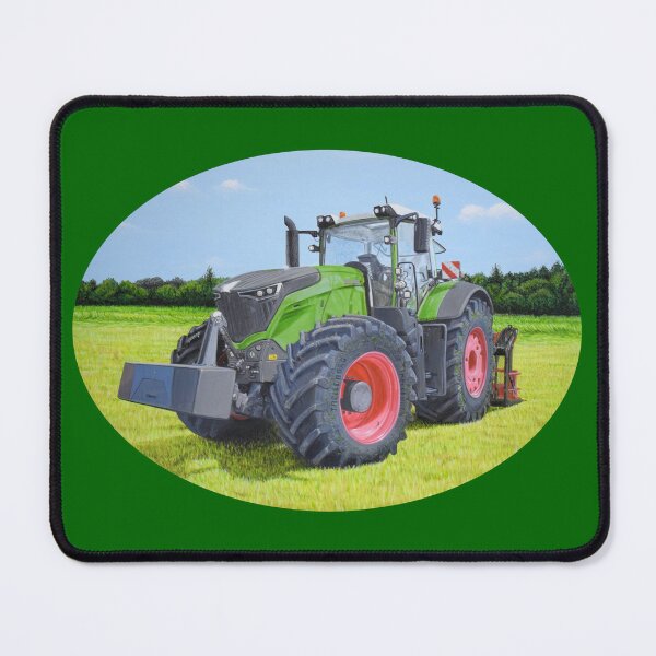 Item preview, Green Tractor in Field (green background) designed and sold by SandraWarmerdam.