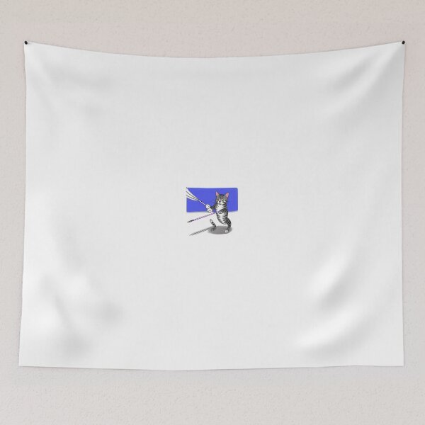 Item preview, Drawing of a cat throwing the javelin designed and sold by cesavision.