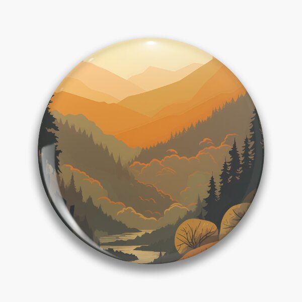 Item preview, Great Smoky Mountains art designed and sold by ArtFusion-Shop.