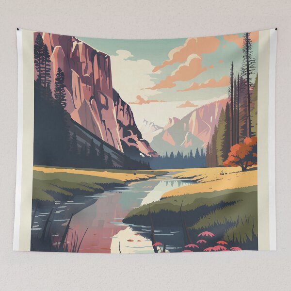 Item preview, Yosemite National Park designed and sold by ArtFusion-Shop.