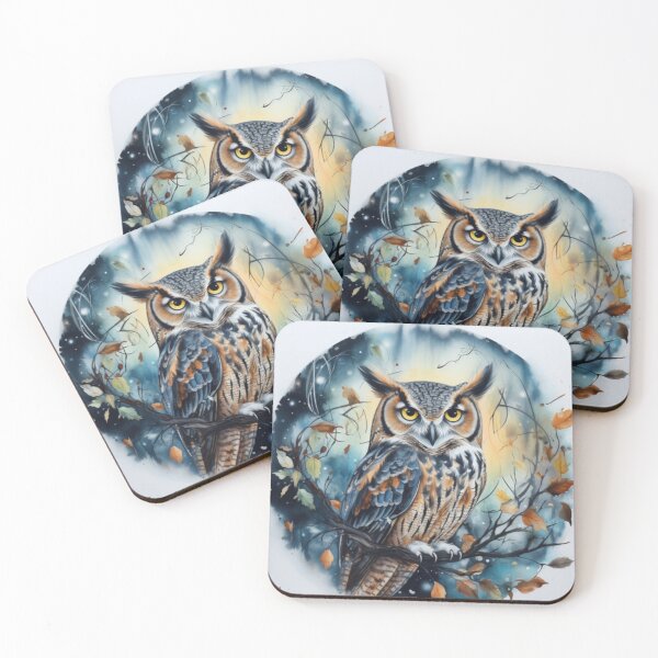 Item preview, cute beautiful colour owl   designed and sold by Superann8.