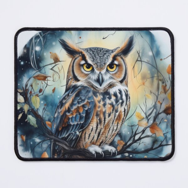 Item preview, cute beautiful colour owl designed and sold by Superann8.