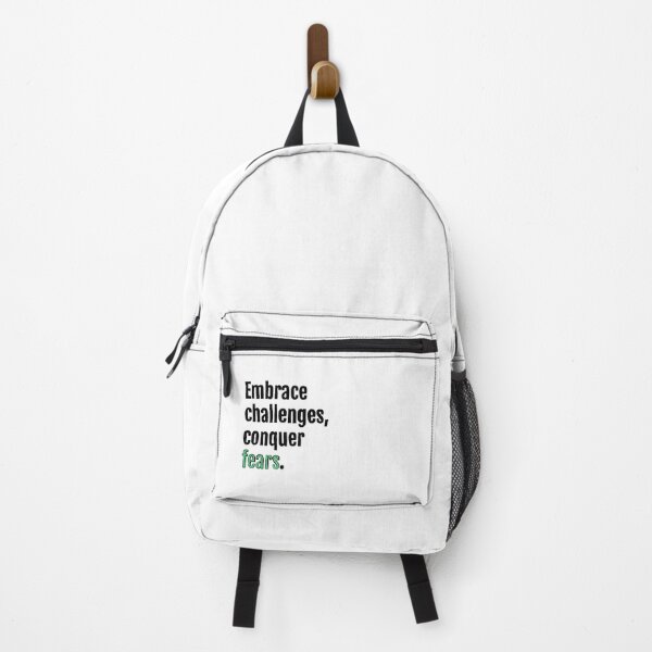 Item preview, Embrace challenges, conquer fears. designed and sold by QuotopiaThreads.