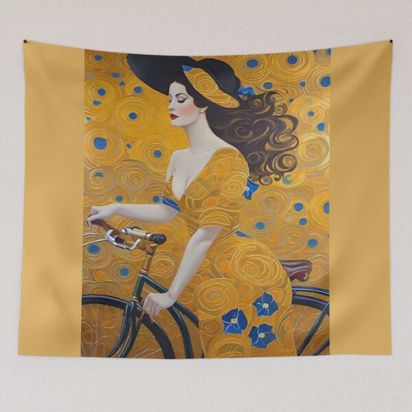Item preview, Woman & Bicycle designed and sold by Raine2Shine.