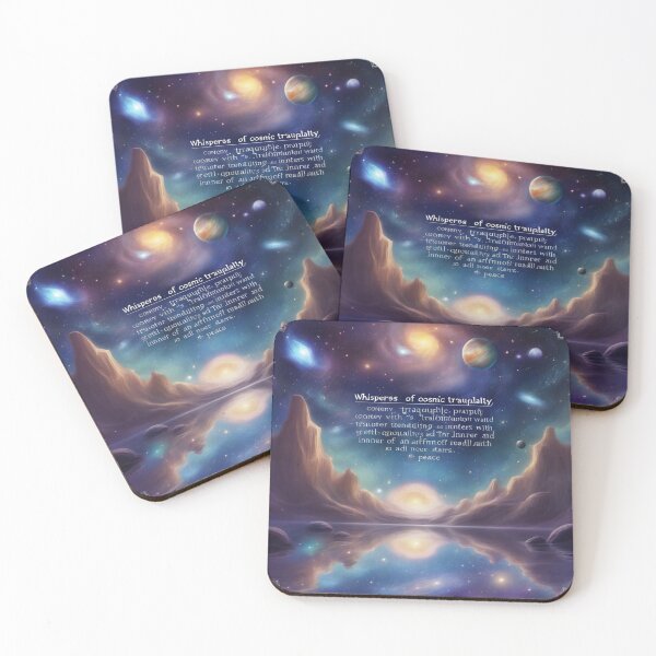 Item preview, Whispers of Cosmic Tranquility - III designed and sold by positivVibesArt.