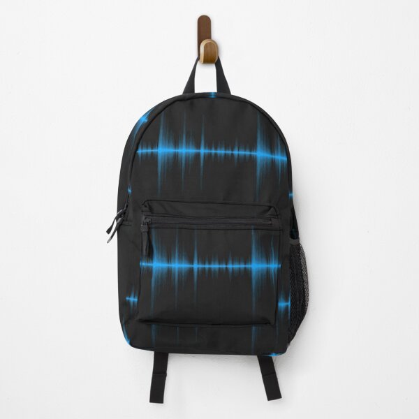 Item preview, Blue Audio Wave designed and sold by Angry Swan Designs.
