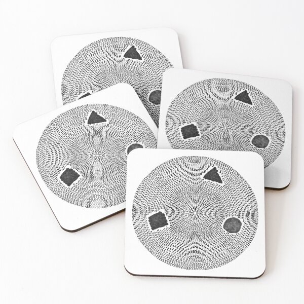 Item preview, Circle Dot Art Black and White designed and sold by TheArtOfTippmas.