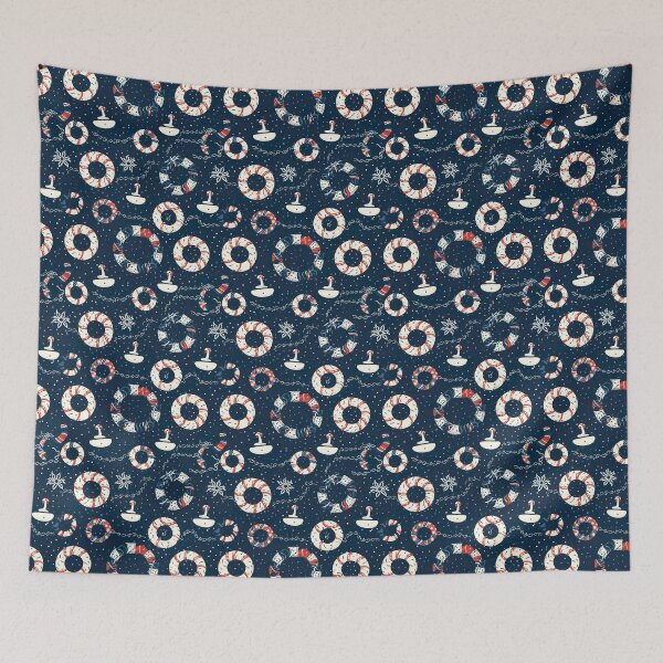 Item preview, Modern, summery design reminiscent of maritime motifs designed and sold by Pflugart.