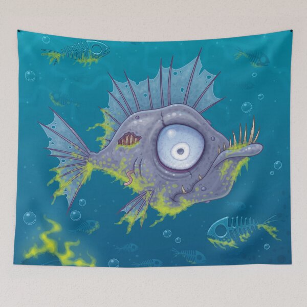 Item preview, Zombie Fish designed and sold by fizzgig.