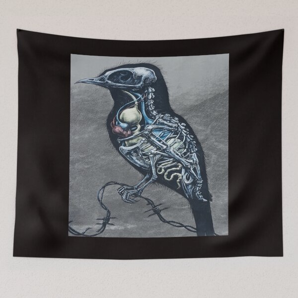 Item preview, Skeleton Bird Cartoon  designed and sold by TAYLOROUSDALE.