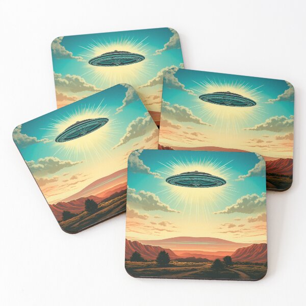 Item preview, Ufo Flying Vintage Retro designed and sold by AlvaroMeurer.