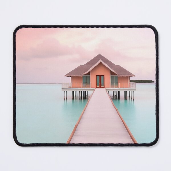 Item preview, Beautiful maldives travel hostel designed and sold by WallWhimsyWorks.