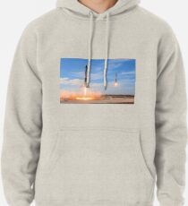 SpaceX Twin Rockets Landing Pullover Hoodie