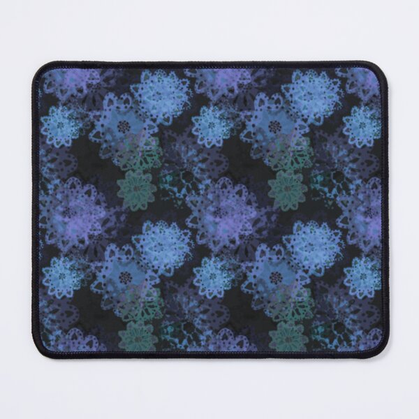 Item preview, Indigo lace  floral  designed and sold by Seeyouspoon.