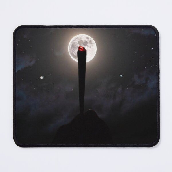 Item preview, The Merger of the Moon and Marijuana designed and sold by DreamCollagee.