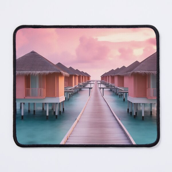 Item preview, Beautiful maldives travel hostel designed and sold by WallWhimsyWorks.