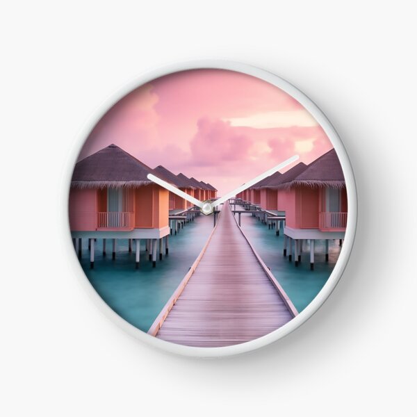 Item preview, Beautiful maldives travel hostel designed and sold by WallWhimsyWorks.
