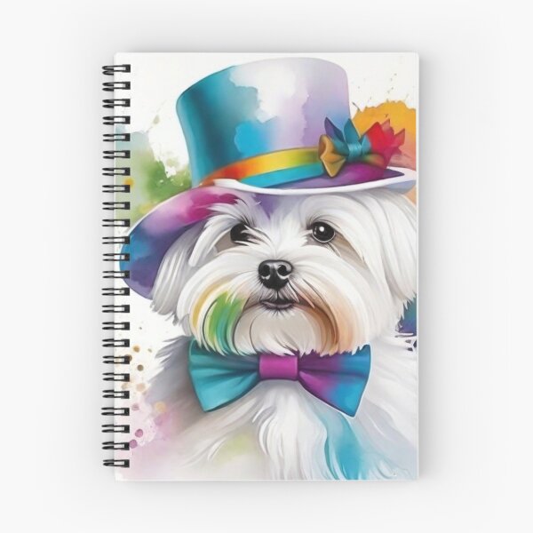 Item preview, Maltese Terrier Dog Portrait Posh Pooch designed and sold by Wolfheartart.