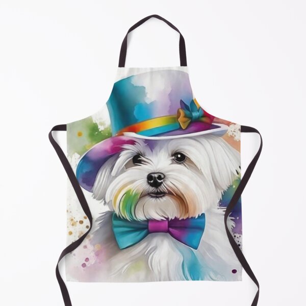 Item preview, Maltese Terrier Dog Portrait Posh Pooch designed and sold by Wolfheartart.