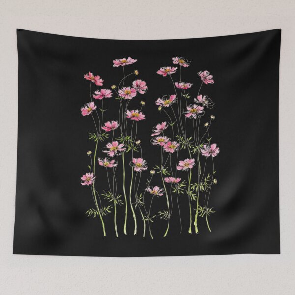 Item preview, Pink Cosmos Flowers designed and sold by LILYANAKILGOR.