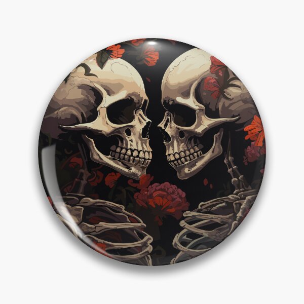 Item preview, Forever Lovers Skeletons Art designed and sold by meggydesigns.