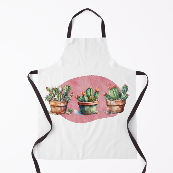 Item preview, Cacti in pots, Flowerpots, Watercolors designed and sold by Katarzyna Dembek.