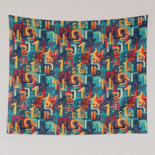 Item preview, seamless pattern colorful abstract designed and sold by doctordesign.