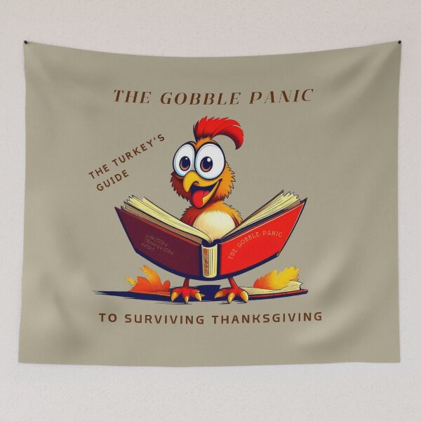 Item preview, The Gobble Panic: A Turkey's Guide to Survival designed and sold by By Nayla.