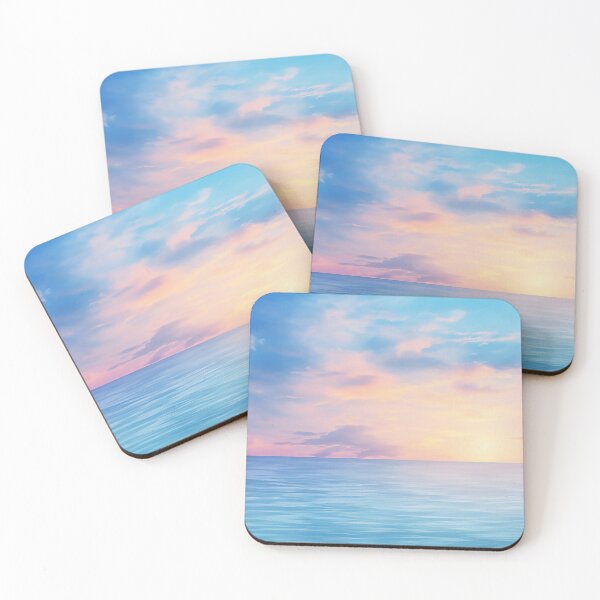 Item preview, Beautifull dawn seen from an endless ocean designed and sold by WallWhimsyWorks.