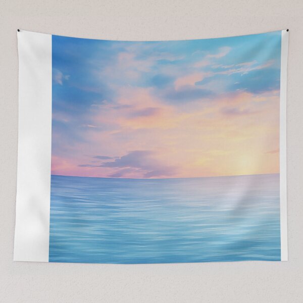 Item preview, Beautifull dawn seen from an endless ocean designed and sold by WallWhimsyWorks.