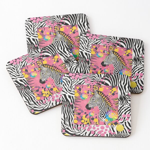 Item preview, Beautiful zebra, flower and polka dot print designed and sold by Pimbayole.