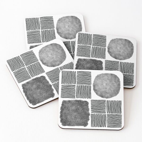 Item preview, Lines and Dot Arts Black and white designed and sold by TheArtOfTippmas.