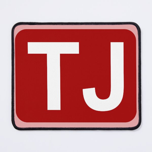 Item preview, TJ Initials White Letters designed and sold by Jeallan Designs.