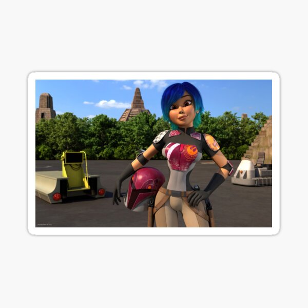 Vista previa del artículo con la obra «Sabine Wren», diseñado y vendido por Péter Kondás.