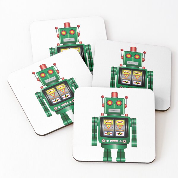 Item preview, Many Retro Robot Items - Antenna Bot beautifully created drawings 60s 70s 80s memorabilia designed and sold by Billers Art.