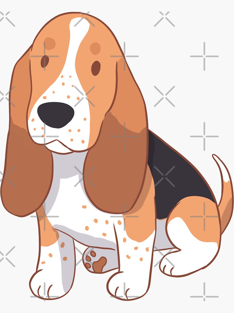 Basset best sale hound stickers