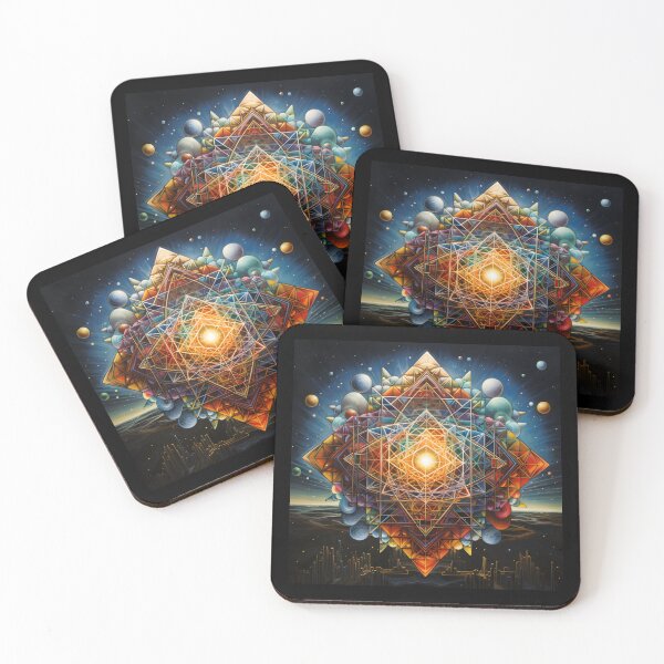 Item preview, Hyperspace Psychedelic Mandala Sacred Geometry designed and sold by Beyond The Veil.