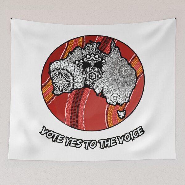 Item preview, Vote Yes To The Voice. Australian Aboriginal Voice Referendum designed and sold by Rebel-Design.